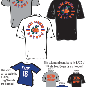 Blue Springs Gators Ladies Gildan Softstyle T-Shirt