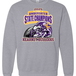 Kearney Football State Champs Grey Sweat Shirt