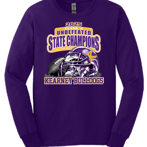 Kearney Football State Champs Purple LS T-Shirt